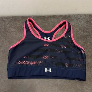 Under armour swim top or sports bra girls size 10-12